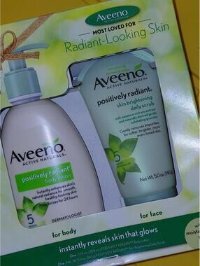 Avino body lotion and skin brightening daily scrub